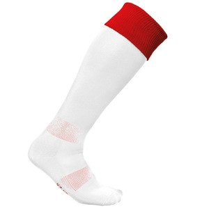Proact PA0300 - Chaussettes de sport bicolores White / Sporty Red