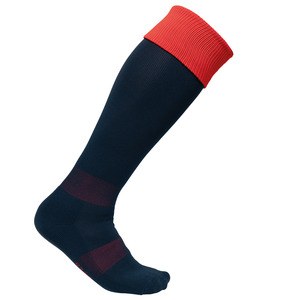 Proact PA0300 - Chaussettes de sport bicolores Sporty Navy / Sporty Red