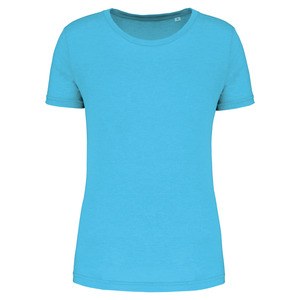 Proact PA4021 - T-shirt de sport à col rond Triblend pour femme Light Turquoise