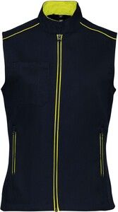 WK. Designed To Work WK6149 - Gilet DayToDay pour femme Navy/Fluorescent Yellow