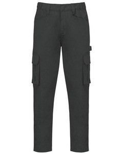 WK. Designed To Work WK703 - Pantalon multipoches écologique pour homme Dark Grey