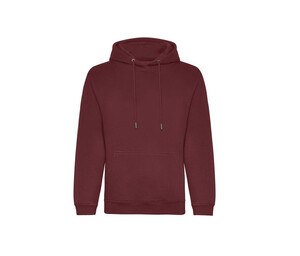 AWDIS JH201 - Sweat capuche en coton biologique Burgundy