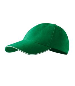 Malfini 306 - casquette 6P Sandwich mixte vert moyen