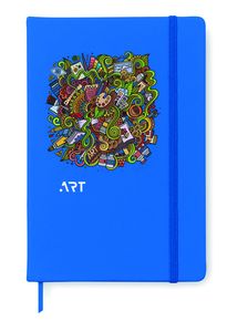 GiftRetail AR1804 - ARCONOT Bloc-notes A5 Bleu Royal