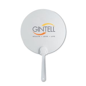 GiftRetail IT3491 - PAYPAY Eventail semi-rigide Blanc