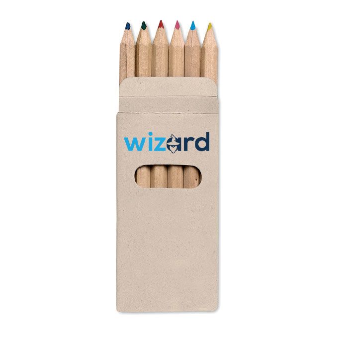 GiftRetail KC2478 - ABIGAIL 6 Crayons de couleur