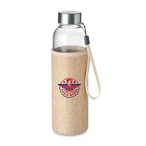 GiftRetail MO6168 - UTAH TOUCH Bouteille & housse en jute Beige