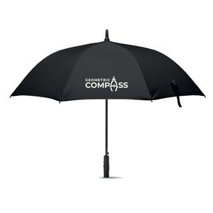 GiftRetail MO6175 - GRUSA Parapluie 27'' en pongée Noir