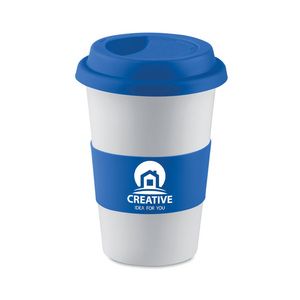 GiftRetail MO7683 - TRIBECA Mug céramique avec silicone Bleu