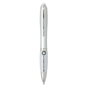 GiftRetail MO8152 - RIOTOUCH Stylo-stylet Blanc