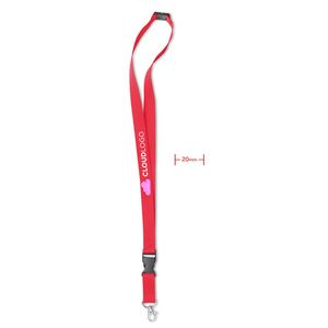 GiftRetail MO8595 - LANY Tour de cou  20 mm Rouge
