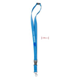 GiftRetail MO8595 - LANY Tour de cou  20 mm Turquoise