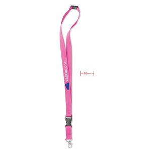 GiftRetail MO8595 - LANY Tour de cou  20 mm Fuchsia