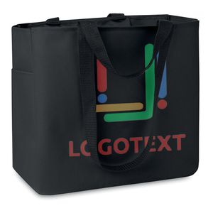 GiftRetail MO8715 - CAMDEN Sac shopping en polyester 600D Noir
