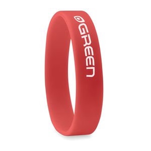 GiftRetail MO8913 - EVENT Bracelet en silicone. Rouge