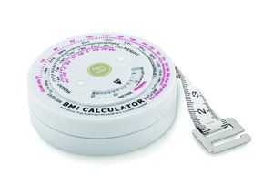 GiftRetail MO8983 - MEASURE IT Mètre mesureur  avec BMI Blanc