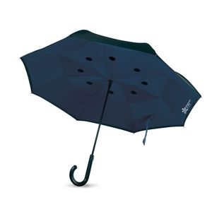 GiftRetail MO9002 - DUNDEE Parapluie fermeture réversible Bleu