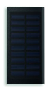 GiftRetail MO9051 - SOLAR POWERFLAT Powerbank solaire 8000mAh Noir
