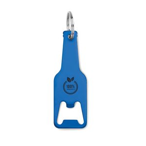 GiftRetail MO9247 - BOTELIA Porte-clés decapsuleur en alu Bleu