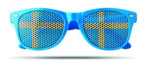 GiftRetail MO9275 - FLAG FUN Lunettes de supporter Bleu