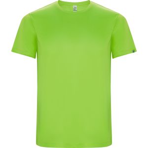 Roly CA0427 - IMOLA T-shirt technique à manches courtes en tissu polyester recyclé CONTROL DRY Lime