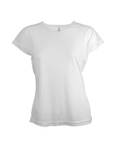 Mustaghata GAZELLE - T-Shirt Running Femme 125 g/m² Blanc