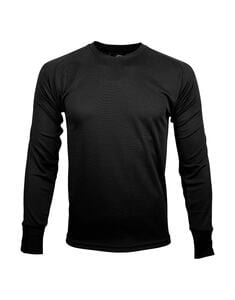 Mustaghata TRAIL - T-Shirt Technique Homme Manches Longues 140 g/m² Noir