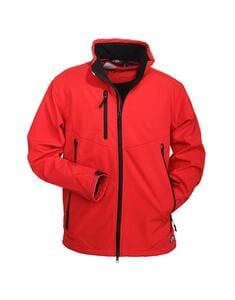 Mustaghata VOLCANO - Softshell Homme 3 Couches Rouge