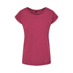 BUILD YOUR BRAND BY021 - T-shirt femme Hibiskus Pink