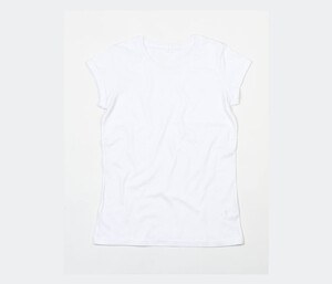 MANTIS MT081 - Tee-shirt femme manches roulées White
