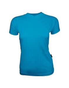 Mustaghata STEP - T-Shirt Running Femme 140 g/m² Atoll (ciel)