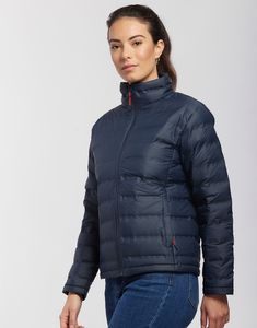 Mustaghata GENOVA - Doudoune Femme Mat En Duvet Marine