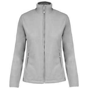 Kariban K907 - MAUREEN > VESTE MICROPOLAIRE FEMME Snow Grey