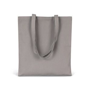 Kimood KI0250 - Sac shopping en coton canvas Metal Grey