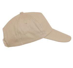 K-up KP041 - FIRST KIDS - CASQUETTE ENFANT 5 PANNEAUX Beige