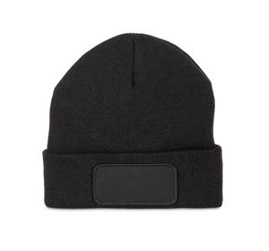 K-up KP894 - Bonnet avec patch et doublure Thinsulate™ Black