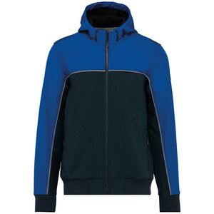 WK. Designed To Work WK450 - Veste softshell 3 couches bicolore BIONIC-FINISH® ECO unisexe Navy / Royal Blue