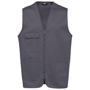 WK. Designed To Work WK608 - Gilet polycoton multipoches unisexe Convoy Grey