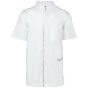 WK. Designed To Work WK505 - Blouse polycoton avec boutons-pression homme White