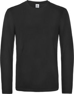 B&C CGTU07T - T-shirt homme manches longues #E190 Black
