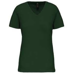 Kariban K3029IC - T-shirt BIO150IC col V femme Forest Green