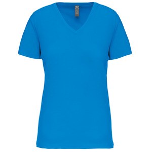 Kariban K3029IC - T-shirt BIO150IC col V femme Tropical Blue