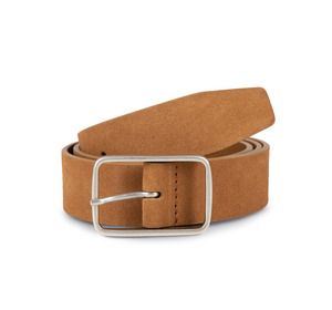 Kariban Premium PK822 - Ceinture cuir velours homme Cognac