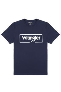 WRANGLER W7H - T-shirt logo Navy