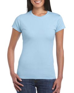 GILDAN GIL64000L - T-shirt SoftStyle SS for her Bleu ciel