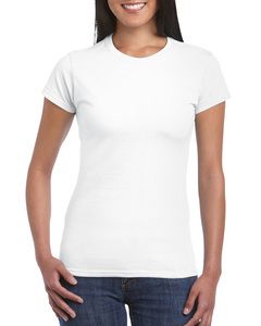 GILDAN GIL64000L - T-shirt SoftStyle SS for her Blanc