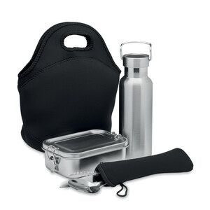 GiftRetail MO6765 - ILY Set à déjeuner en acier inox.