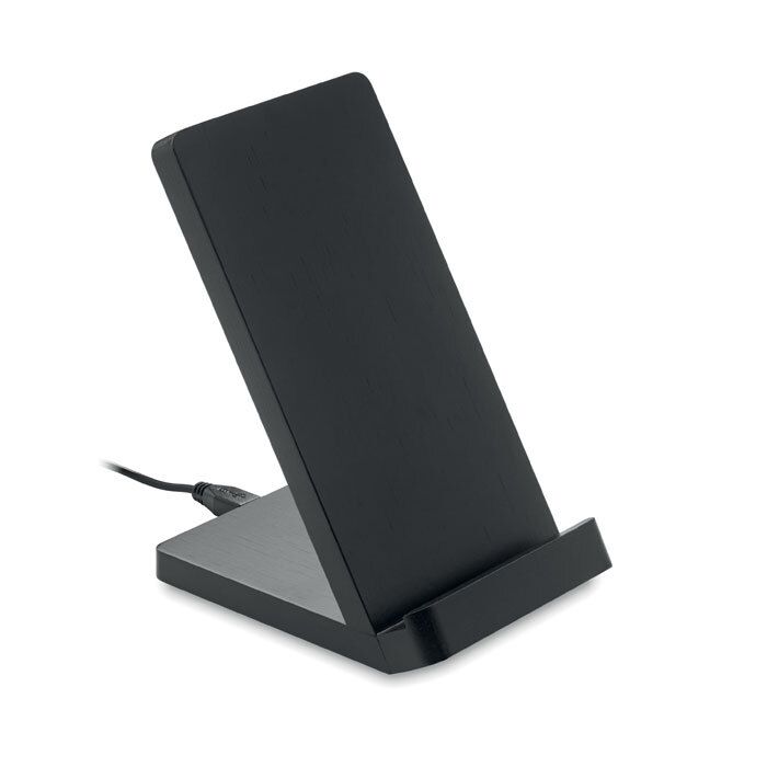 GiftRetail MO9692 - WIRESTAND Chargeur sans fil en bambou    MO9692-