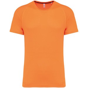 Proact PA4012 - T-shirt de sport à col rond recyclé pour homme Fluorescent Orange