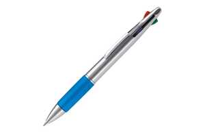 TopPoint LT87226 - Stylo bille 4 couleurs silver/blue